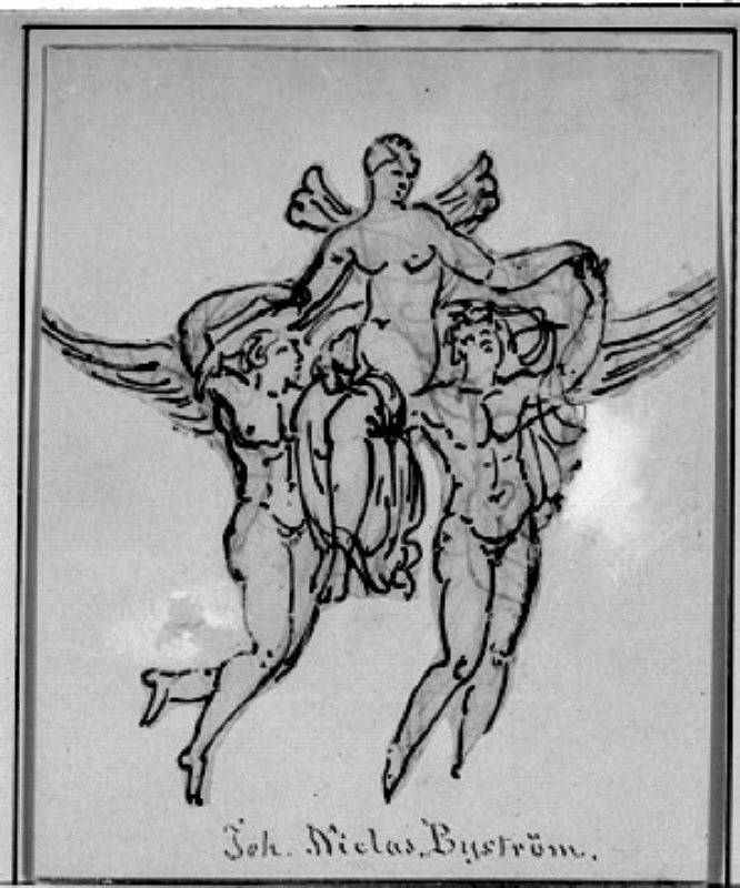 Tre mytologiska figurer