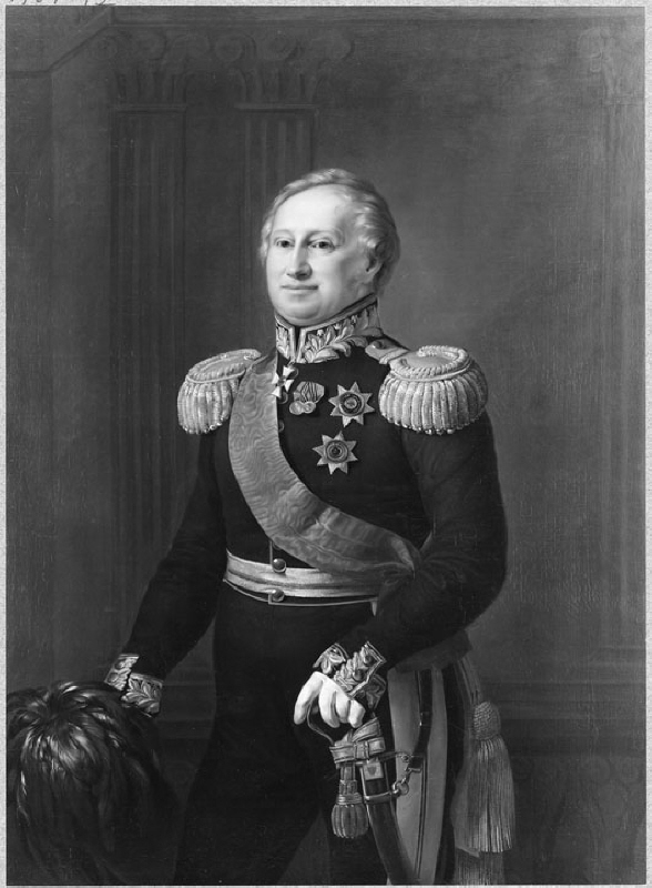 August (1783-1853), storhertig av Oldenburg, gift med 1. Adelheide av Anhalt-Bernburg-Schaumburg-Hoym, 2. Ida av Anhalt-Bernburg-Schaumburg-Hoym, 3. Cecilia av Sverige