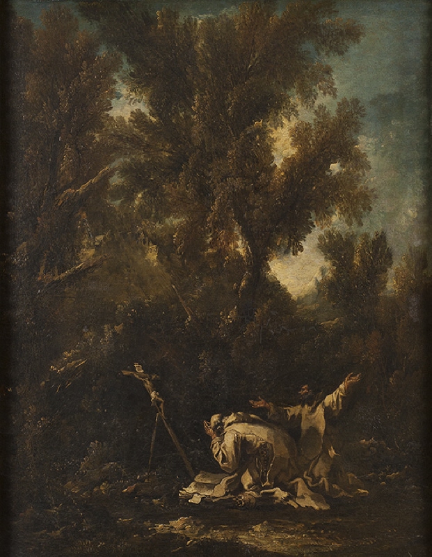 Landscape with two Repentant Monks