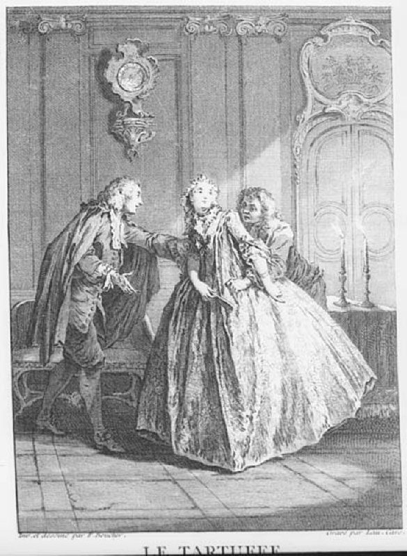 Le Tartuffe ou L' imposteur. Blad 20 av 33 ur Oeuvres de Molière, 1664