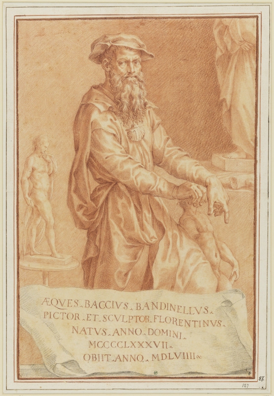 Porträtt av Baccio Bandinelli