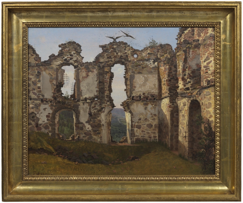 Ruinerna av Brahehus, studie