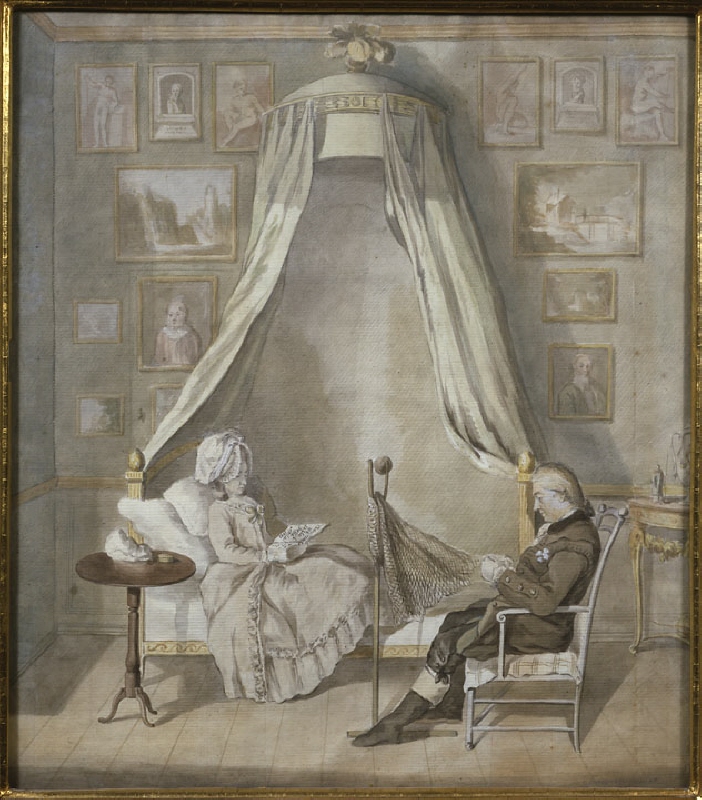 Interior with Count Claes Ekeblad and his Wife Brita, née Horn