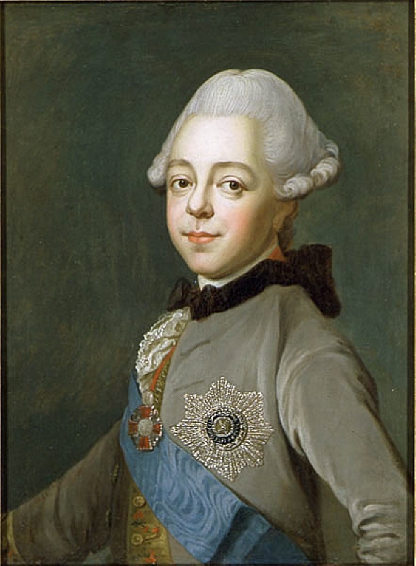 Paul I (1754-1801), kejsare av Ryssland, gift med 1. Natalia Vilhelmina av Hessen-Darmstadt, 2. Maria Sofia av Würtemberg