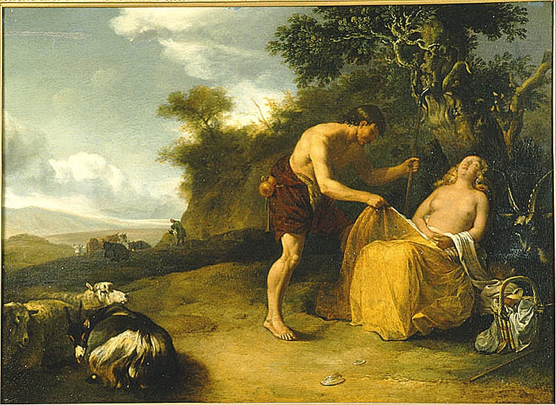 Landscape with a Shepherd and a Sleeping Shepherdess