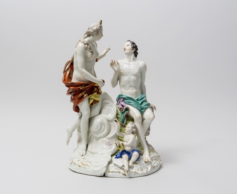 Figurine, ”Diana”, part of figurine group “Diana and Endymion”
