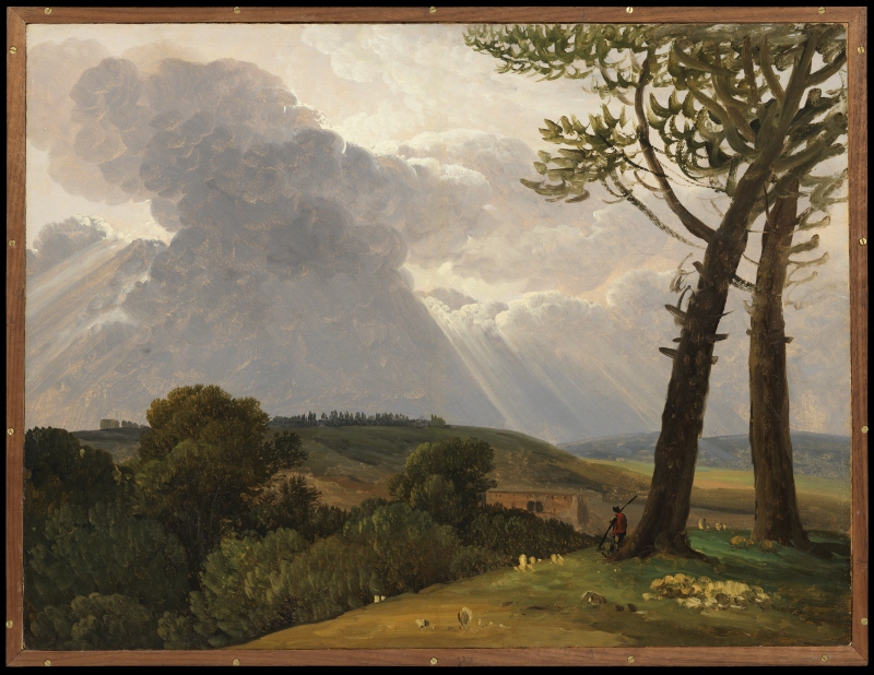 View of the Roman Campagna. Study