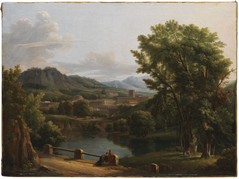 Ideal Landscape with a Sacrifice to the Goddess Flora