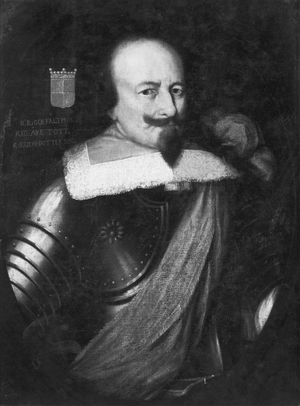 Åke Tott of Sjundby (1598-1640), count, field marshal, married to 1. baroness Sigrid Bielke 2. countess Christina Brahe