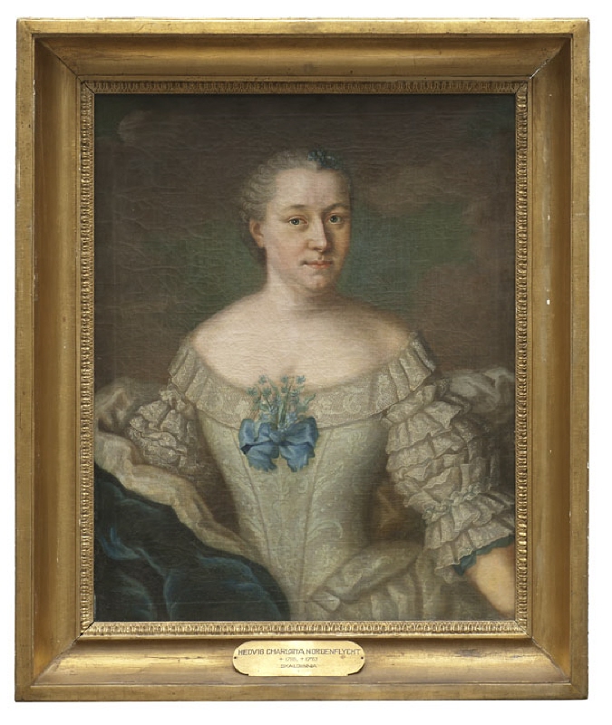 Hedvig Charlotta Nordenflycht (1718-1763), poet, married to admiralty pastor Jacob Fabricius