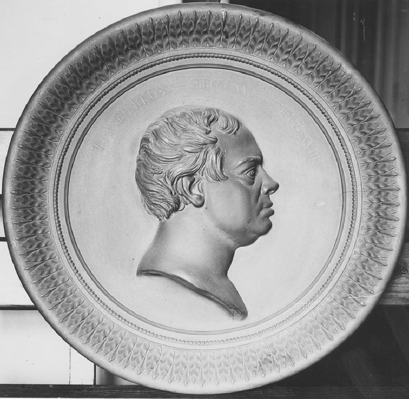 Pehr af Bjerkén (1765-1818), med.dr, fältläkare, gift med 1. Brita Katarina Lind, 2. Sofia Kristina Wetterqvist