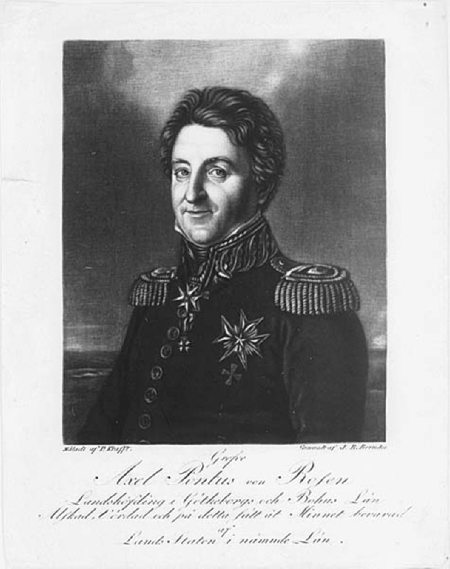 Axel Pontus von Rosen, 1773-1834, greve, landshövding