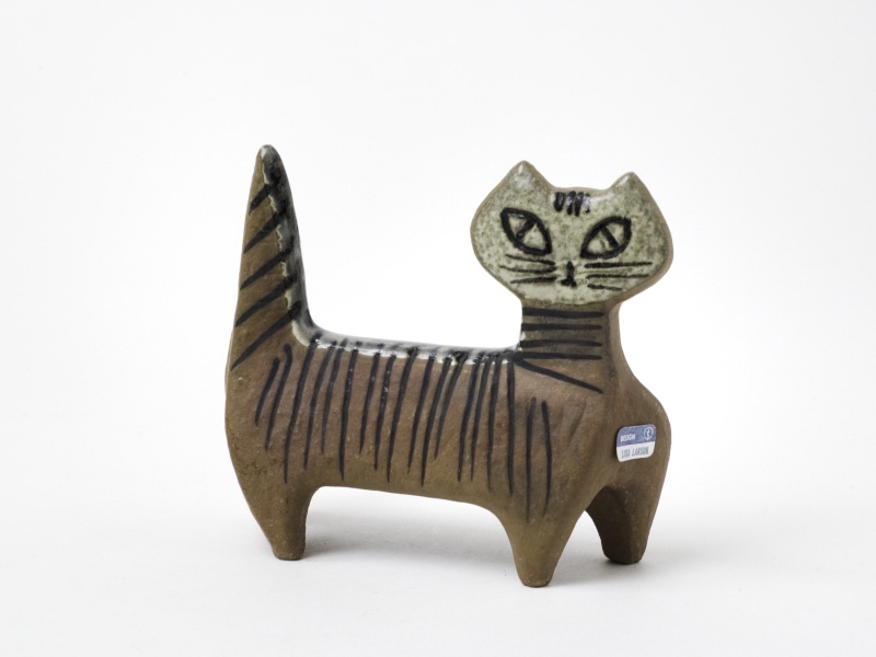 Skulptur/figurin, "Lilla Zoo, Katt"