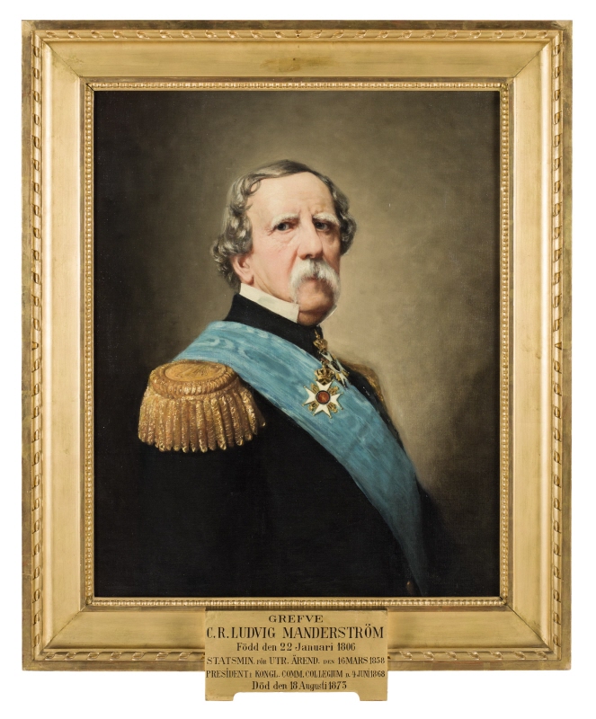 Christoffer Rutger Ludvig Manderström (1806-1873), friherre, president i KommerskollegiumKommerskollegium.