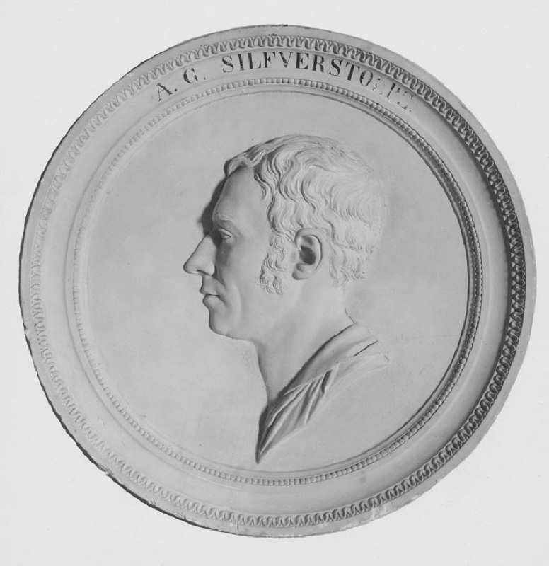 Axel Gabriel Silfverstolpe (1762-1816), författare, politiker, kammarherre, gift med 1. Hedvig Charlotta Brakel, 2. Anna Christina Ahlm