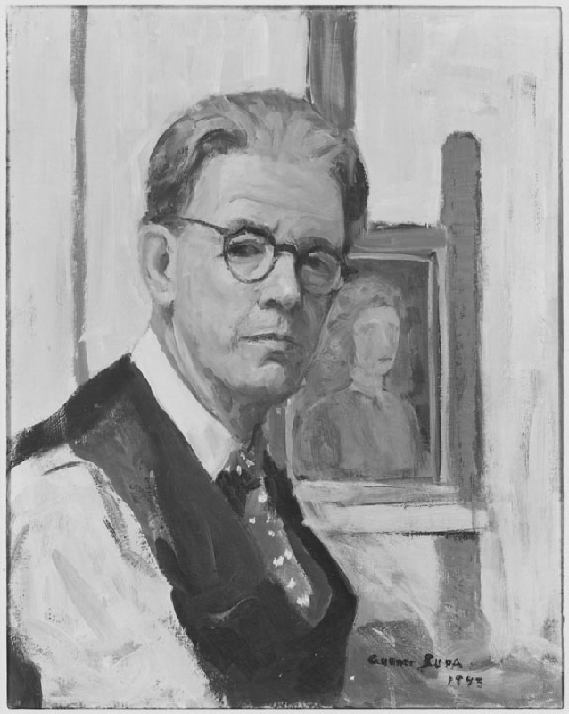 Gunnar Ruda (1887-1948), born Boman, artist, cartoonist, graphic artist, married to Judith Larm