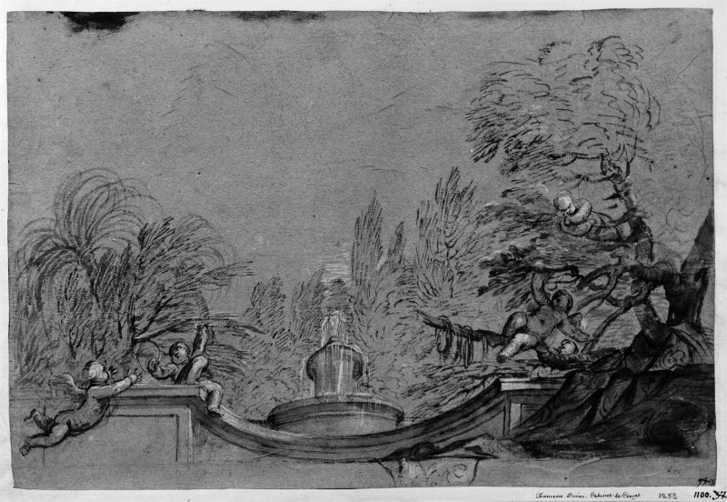 Perspective study for a fountain