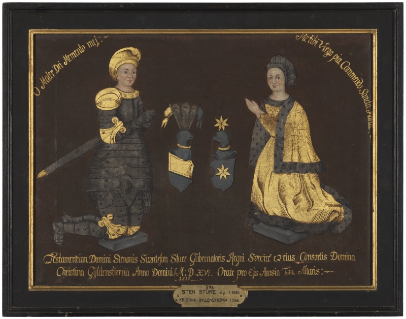 Sten Svantesson Sture the Younger (1492-1520), and Kristina Gyllenstierna, (1494-1559)