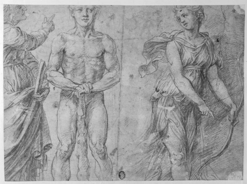 A Sibyl, Hercules and Diana with the Bow