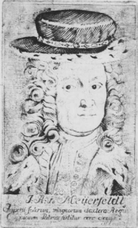 Johan August Meyerfeldt (1664/66-1749), greve, riksråd, general, guvernör i Pommern