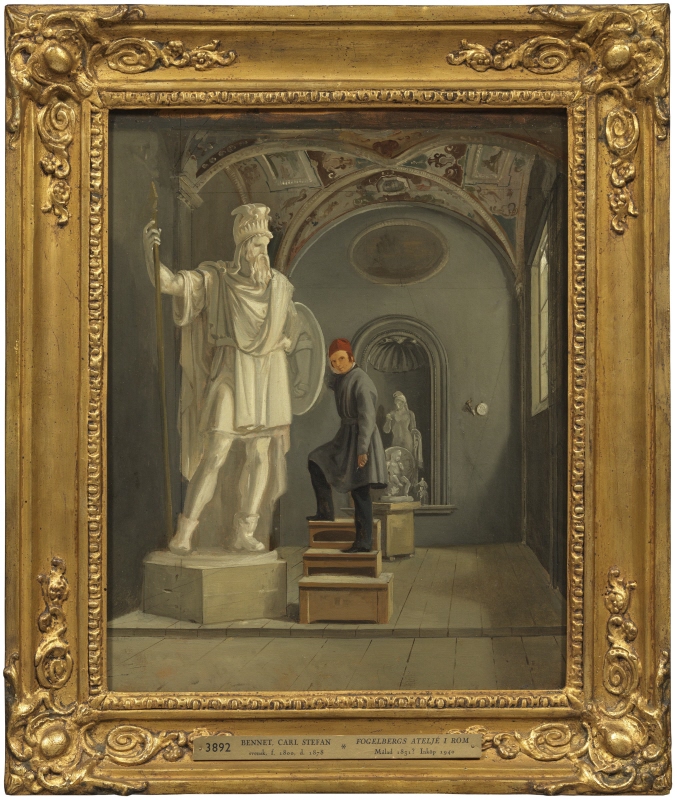 The Sculptor Fogelberg's Studio in Rome