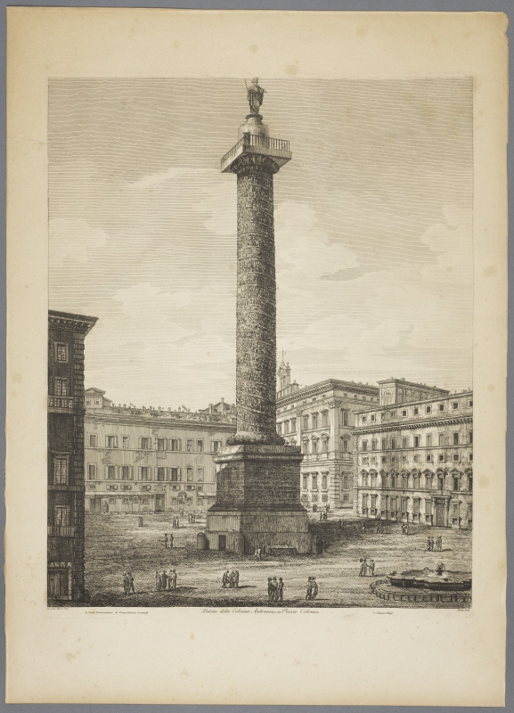 View of the Column of Marcus Aurelius
