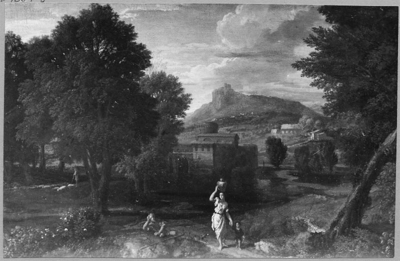 Landscape with a Woman Carrying a Pitcher