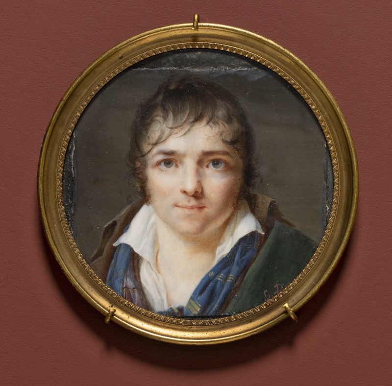 Self-portrait, copy after Jean-Baptiste Jacques Augustin