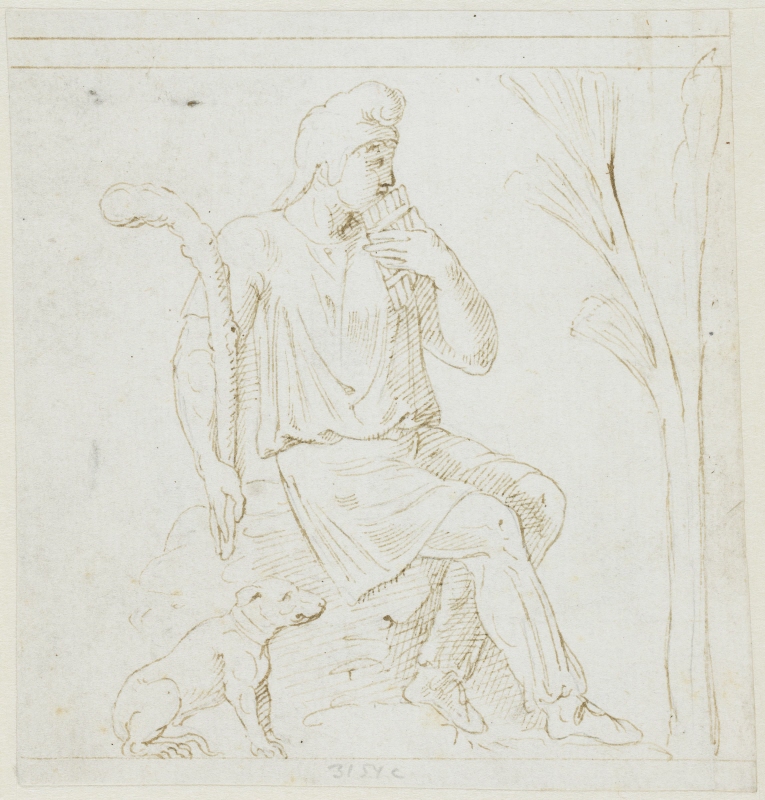 Study of an Antique Relief with a Phrygian Shepherd