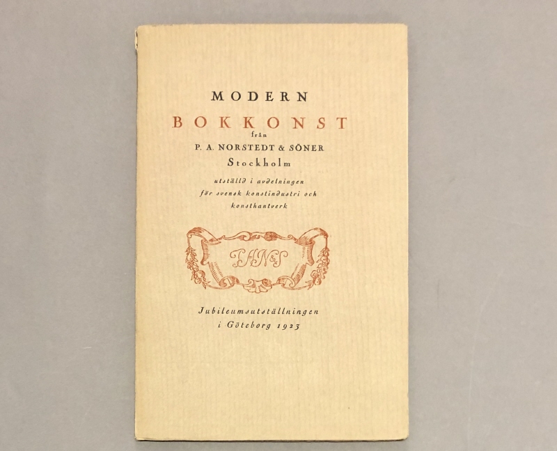 Bok "Modern Bokkonst från P.A. Norstedt & Söner"