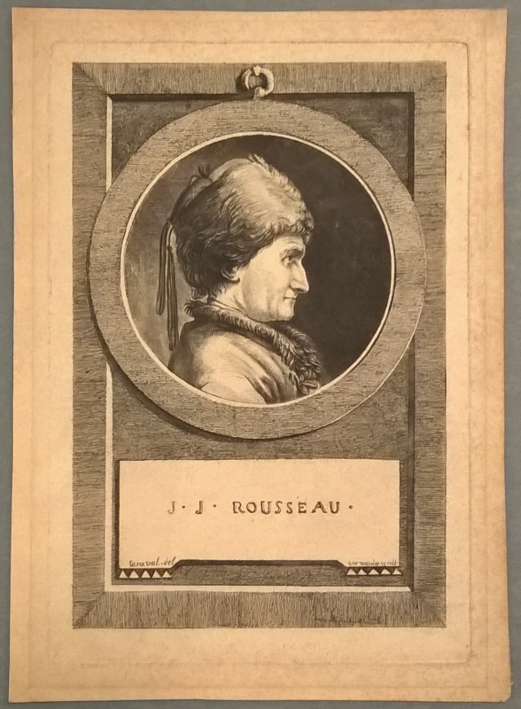 Jean-Jacques Rousseau (1712-1778), schweitzisk-fransk författare och politisk filosof