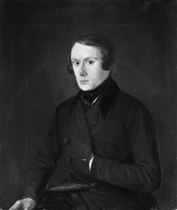 Nils Jakob Olsson Blommér (1816-1853), artist, married to Edla Jansson