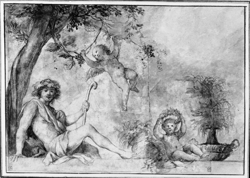Autumn. Preparatory study for ceiling in the Louvre, 1656