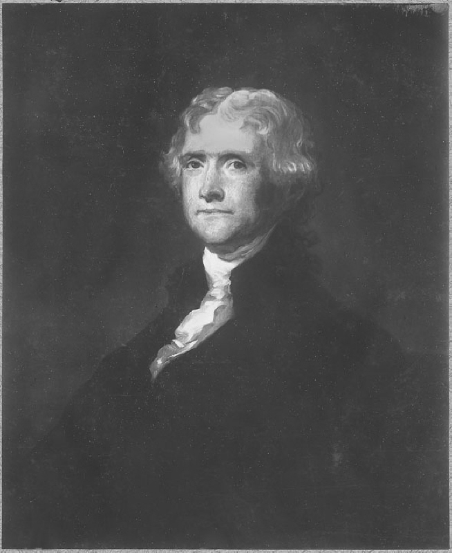 Thomas Jefferson (1743-1826), american politician, president 1801-1809, married to Martha Wayles Skelton