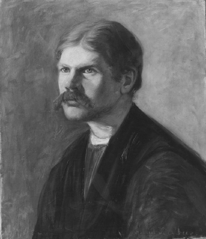 Otto Hesselbom (1848-1913), konstnär, predikant, gift med 1. Johanna Magdalena Englund, 2. Johanna Carolina Öberg