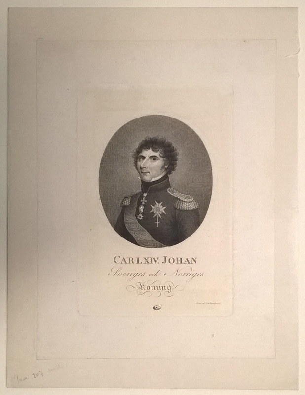 Karl XIV Johan (1763-1844), kung av Sverige och Norge, g.m. Desideria Clary