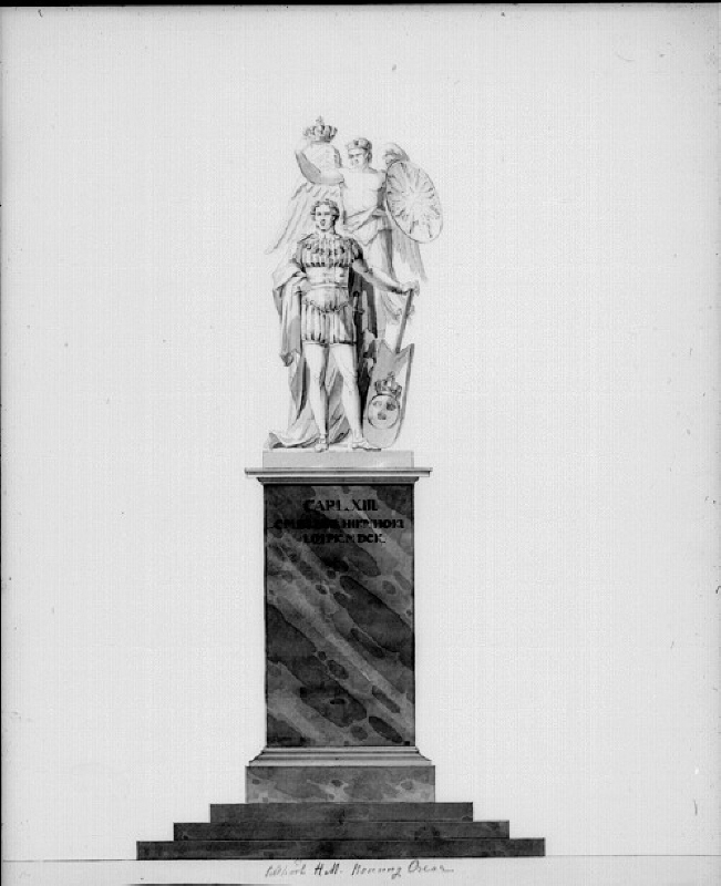 Förslag till Karl XIII:s staty
