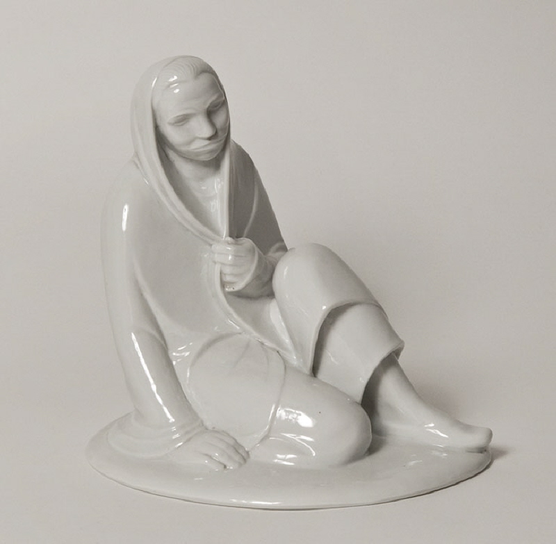 Figurin ”Sitzendes Mädchen”