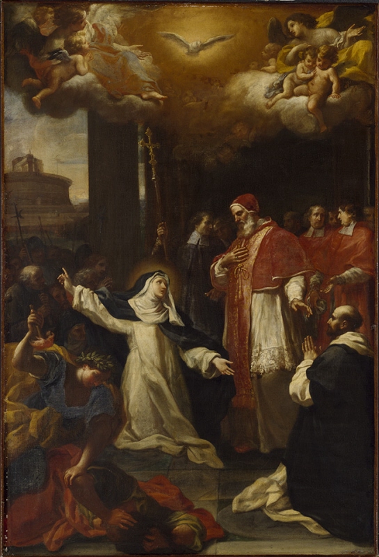 St Catherine Imploring Gregory XI to Return from Avignon