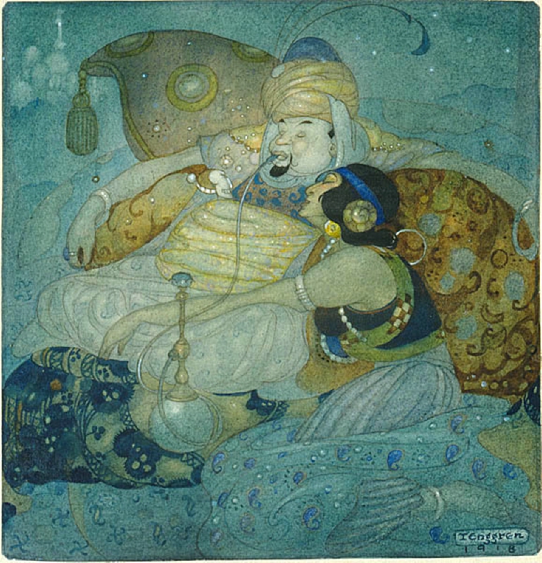 Illustration till "Tusen och en natt"