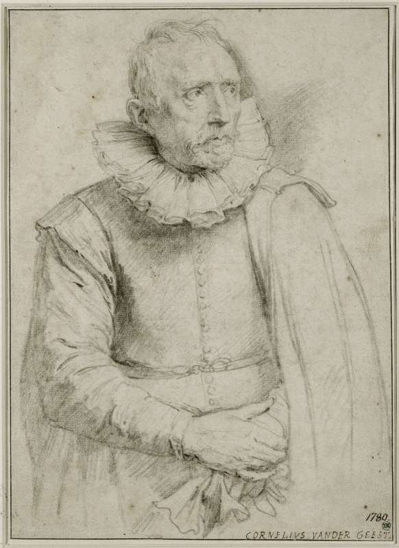 Porträtt av Cornelius van der Geest