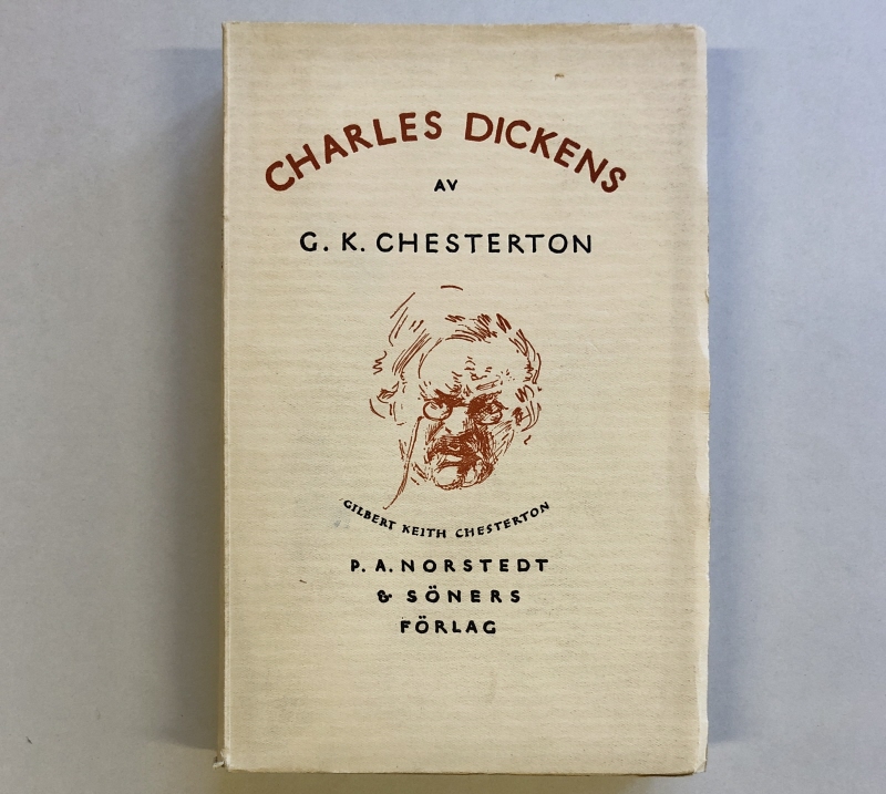 Bok. G.K. Chesterton: Charles Dickens. Svensk Bokkonst 1933 nr 16
