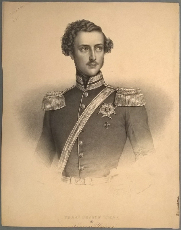 Frans Gustaf Oscar, Prins Gustaf (1827-1852), hertig av Uppland