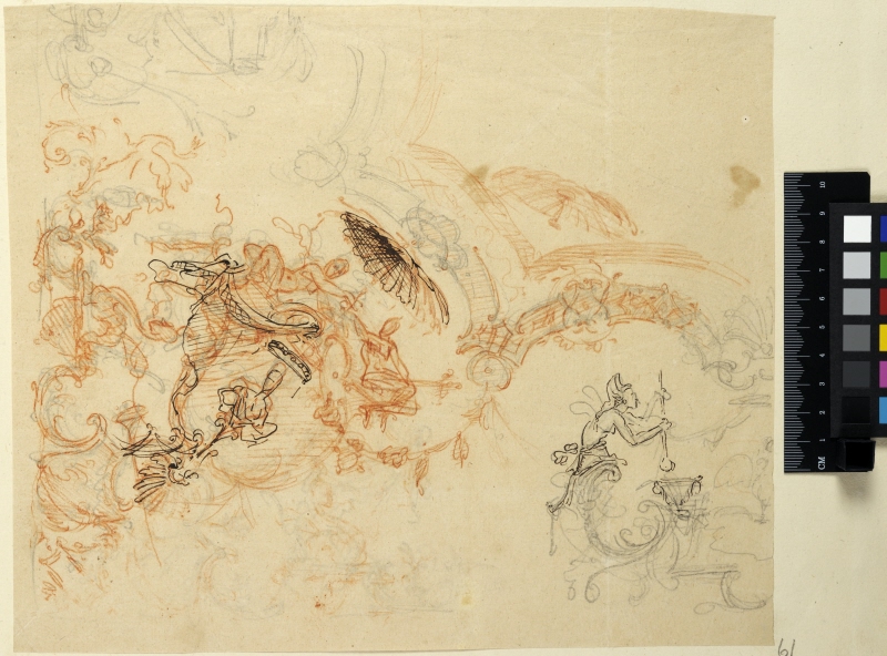 Study for Corner of Ceiling Decoration