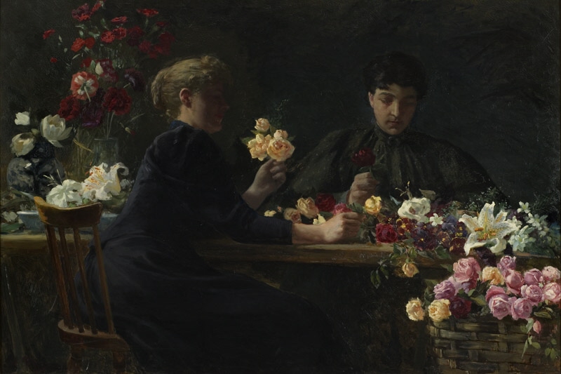 Ladies at a Flower-table