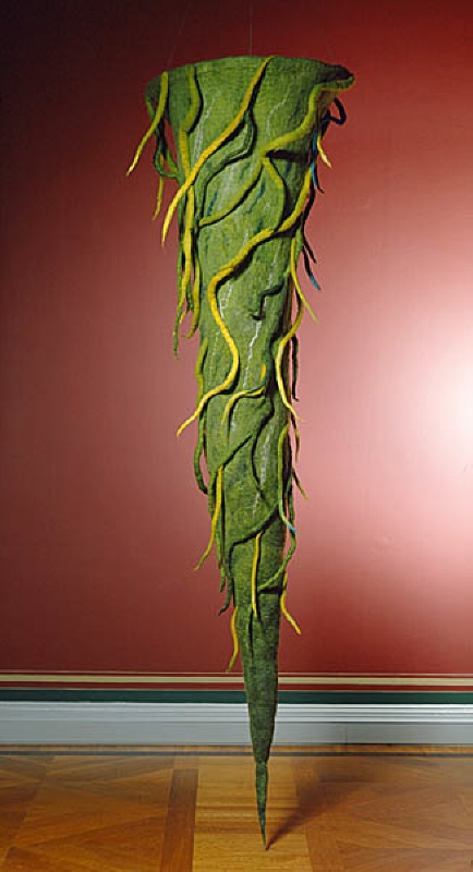 Textil skulptur "Växt"