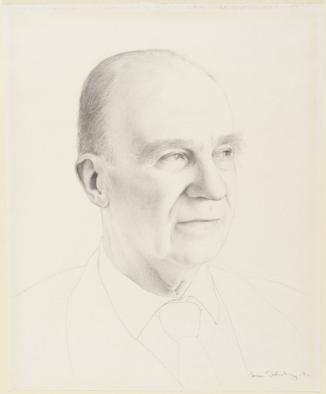 Boo von Malmborg , Director of the National Portrait Gallery, 1971