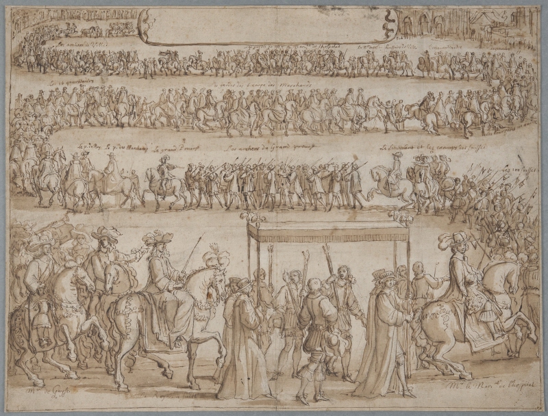 Drottning Kristinas intåg i Paris den 8 september 1656