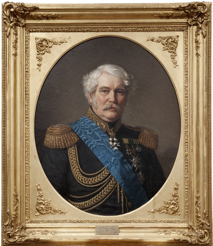 Johan Peter Lefrén (1784-1862), general, pedagog, politiker, gift med Maria Antoinetta Hedman