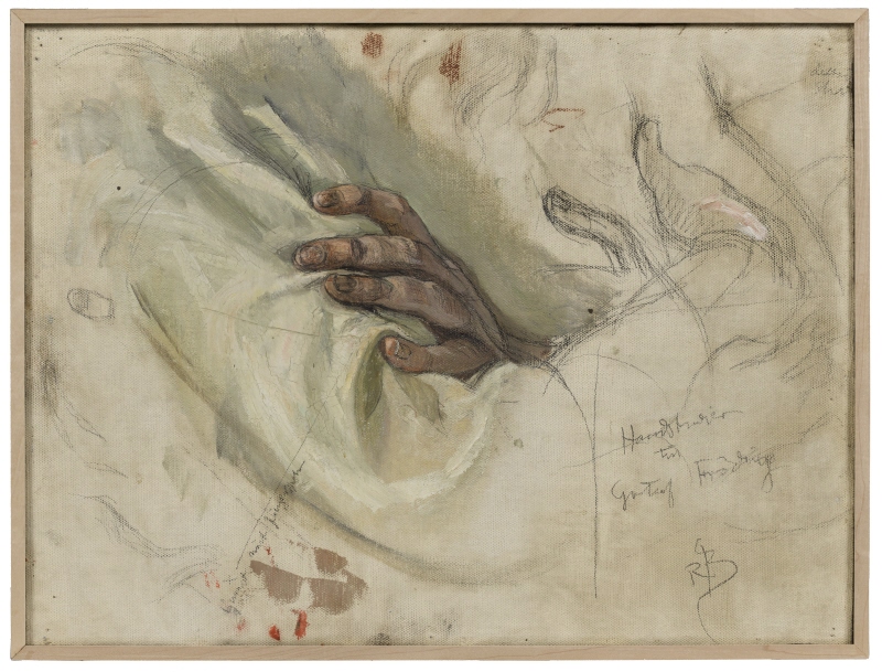 Hand Studies for the Portrait of Gustaf Fröding